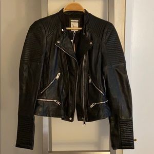 Zara Black Moyo Leather Jacket